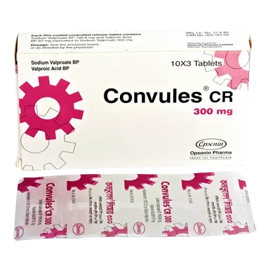 Tablet  Convules CR 300mg (50Pcs)
